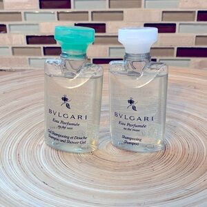 Brand new BVLGARI EAU Parfumee au the blanc shampoo and also the shower gel.